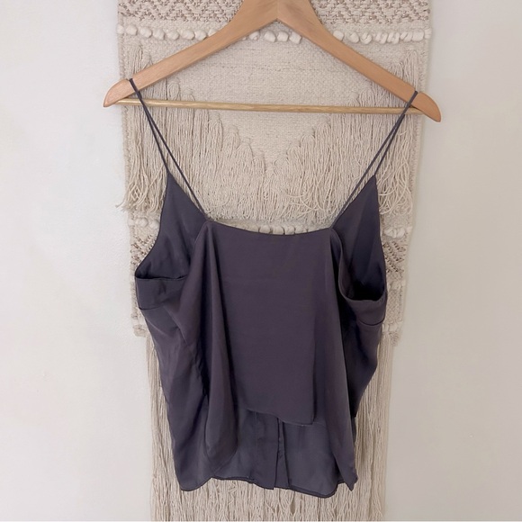 Purple satin button cami - Picture 6 of 6